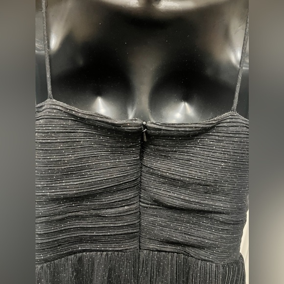 Alex Evenings Black Tiered Evening Cocktail Dress 12 - Picture 9 of 10